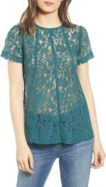 Green Lace Top by Chelsea28 at Nordstrom