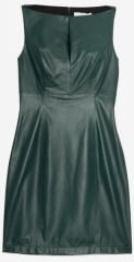 Green Leather Dress by Robert Rodriguez at Intermix