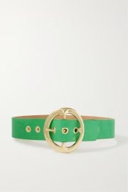 Green Leather waist belt SERGIO HUDSON NET-A-PORTER at Net a Porter