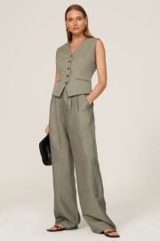 Green Marina Vest by Anine Bing for 45 Rent the Runway at Rent the Runway