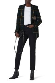 Green Plaid Blazer by Tommy Hilfiger for 65 Rent the Runway at Rent the Runway