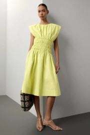 Green Poplin Dress by Eudon Choi x RTR Rent the Runway at Rent the Runway
