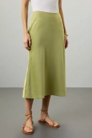 Green Satin Slip Skirt by Jason Wu Collective Rent the Runway at Rent the Runway