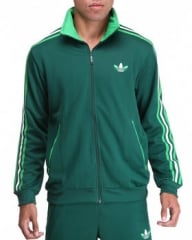 Green Split Stripe Firebird Jacket at Dr Jays