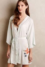 Green Tea Robe at Anthropologie