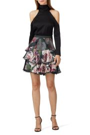 Green Tiered Skirt by Marchesa Notte for 32 Rent the Runway at Rent the Runway