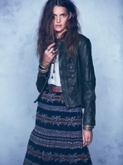 Green Vegan Leather Jacket at Free People