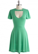 Green cutout dress at Modcloth at Modcloth