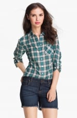 Green plaid shirt at Nordstrom at Nordstrom