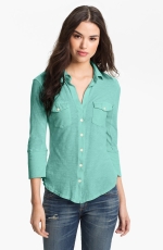 Green shirt by James Perse at Nordstrom