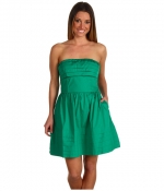 Green strapless dress by BB Dakota at 6pm