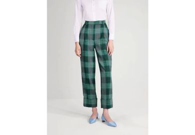 Greenhouse Plaid Wool Pants Kate Spade New York at Kate Spade