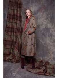 Greta Embellished Coat at La Fuori