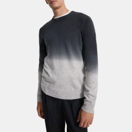 Grey Cashmere Crewneck Sweater Outlet at Theory