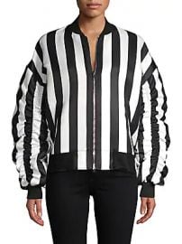 Grey Lab - Striped Bomber Jacket at Saks Off 5th