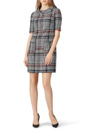 Grey Plaid Maleko Dress by Trina Turk for 55 Rent the Runway at Rent the Runway