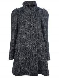 Grey double breasted coat by Stella McCartney at Farfetch