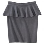 Grey peplum skirt from Target at Target