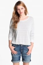 Grey striped sweatshirt at Nordstrom at Nordstrom