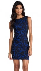 WornOnTV: Santana’s blue and black bird print dress on Glee | Naya ...