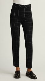 Grid Plaid Slim Ankle Pant  at Argent