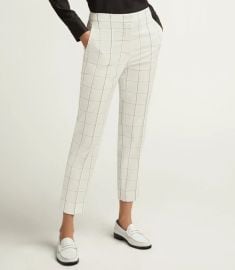 Grid Plaid Tailored Trouser by Argent at Argent