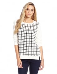 Grid Sweater by Chaus at Amazon