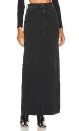 Grlfrnd Amara Maxi Pencil Skirt With Back Slit In Loleta at Revolve