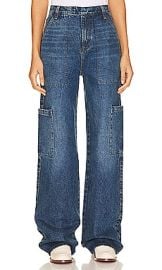 Grlfrnd Elyse Trouser Cargo Jeans In Crissy Field at Revolve