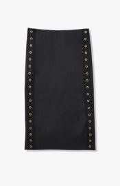 Grommet detail pencil skirt at Derek Lam