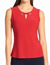 Grommet embellished Top by Tommy Hilfiger at Macys