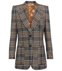 Gucci - Checked blazer at Mytheresa