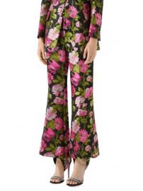 Gucci - Floral Jacquard Flare Pants at Saks Fifth Avenue