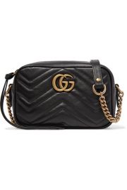 Gucci - GG Marmont Camera mini quilted leather shoulder bag at Net A Porter