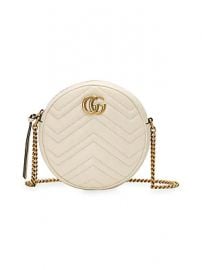 Gucci - GG Marmont Mini Round Shoulder Bag at Saks Fifth Avenue