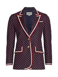 Gucci - Geometric G Iconic Jersey Jacket at Saks Fifth Avenue