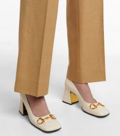 Gucci - Horsebit leather pumps at Mytheresa