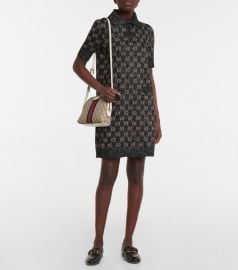 Gucci - Lam GG jacquard minidress at Mytheresa