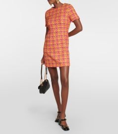 Gucci - Lam tweed minidress at Mytheresa