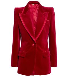 Gucci - Velvet blazer at Mytheresa