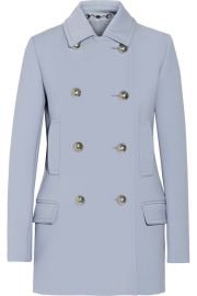 Gucci   Wool-crepe coat at Net A Porter