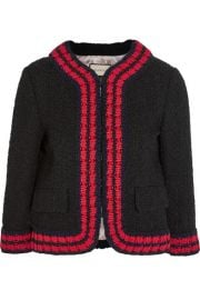 Gucci  Cropped boucl-tweed jacket at Net A Porter