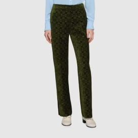 Gucci 100 Horsebit Jacquard Trousers by Gucci at Gucci