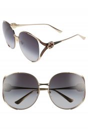 Gucci 63mm Open Temple Sunglasses at Nordstrom