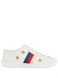 Gucci Ace Sneaker With Bees And Stars at Farfetch