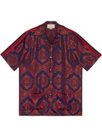 Gucci Baroque Jacquard Bowling Shirt com at Farfetch