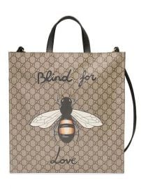 Gucci Bee Print Soft GG Supreme Tote - Farfetch at Farfetch