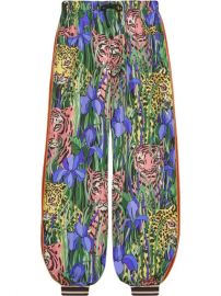 Gucci Bi-material Harem Style Pant - Farfetch at Farfetch