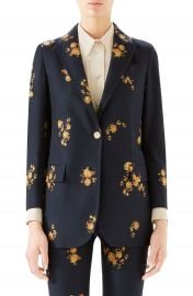 Gucci Camellia Fil Coup   Cotton  amp  Wool Jacket   Nordstrom at Nordstrom