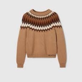Gucci Chunky wool knit sweater at Gucci